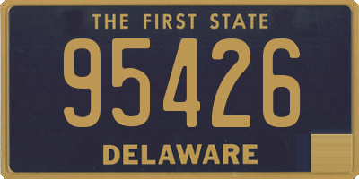 DE license plate 95426