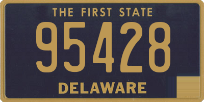 DE license plate 95428