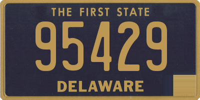 DE license plate 95429