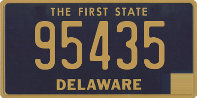 DE license plate 95435