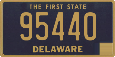 DE license plate 95440