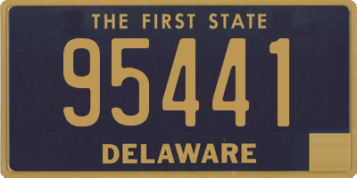DE license plate 95441