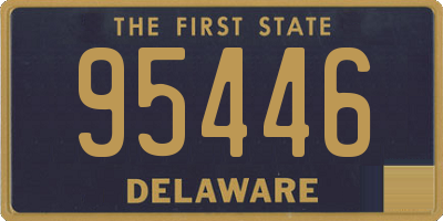 DE license plate 95446