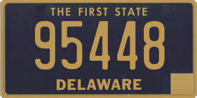 DE license plate 95448
