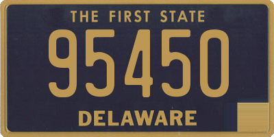 DE license plate 95450