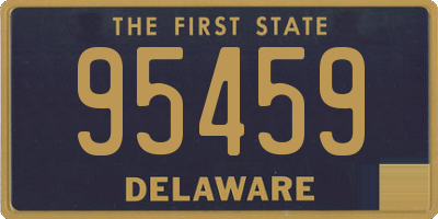 DE license plate 95459
