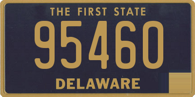 DE license plate 95460