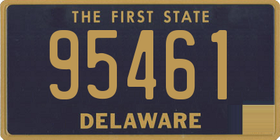 DE license plate 95461