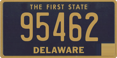 DE license plate 95462