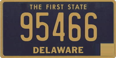 DE license plate 95466