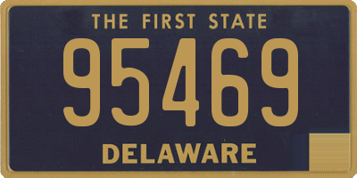 DE license plate 95469