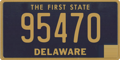 DE license plate 95470