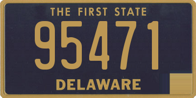 DE license plate 95471