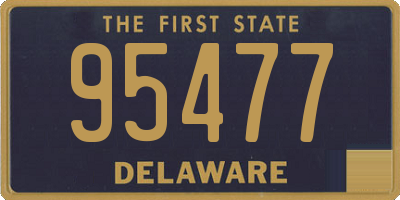DE license plate 95477