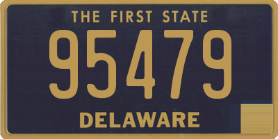 DE license plate 95479