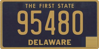 DE license plate 95480