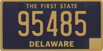 DE license plate 95485