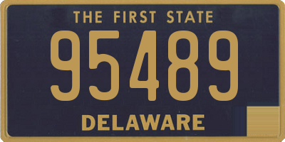 DE license plate 95489