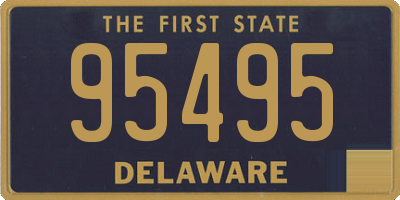 DE license plate 95495