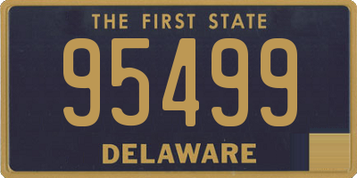 DE license plate 95499
