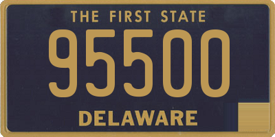 DE license plate 95500