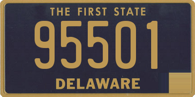 DE license plate 95501