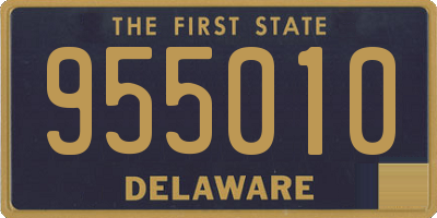 DE license plate 955010