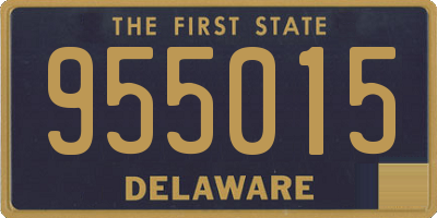 DE license plate 955015