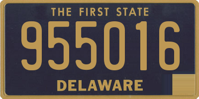 DE license plate 955016