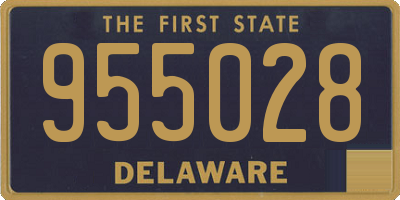 DE license plate 955028