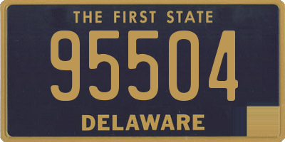 DE license plate 95504