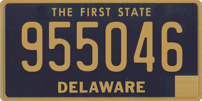 DE license plate 955046