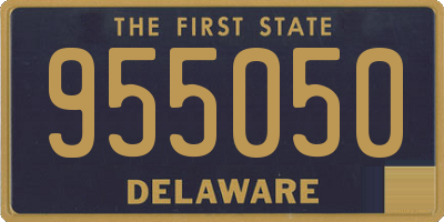 DE license plate 955050