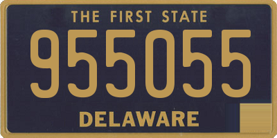 DE license plate 955055