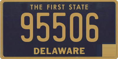 DE license plate 95506