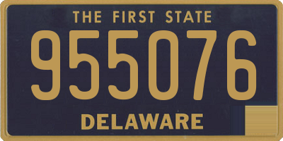 DE license plate 955076