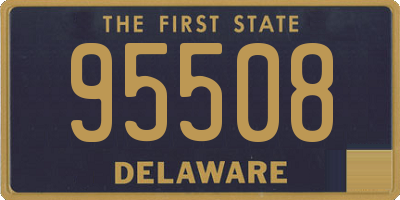 DE license plate 95508