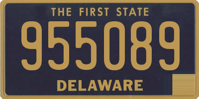 DE license plate 955089