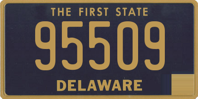 DE license plate 95509