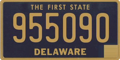 DE license plate 955090