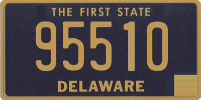 DE license plate 95510