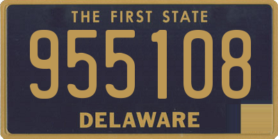 DE license plate 955108