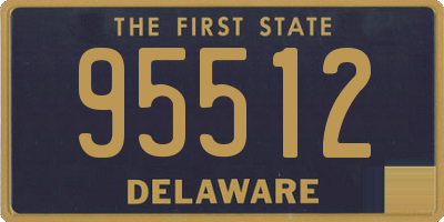DE license plate 95512