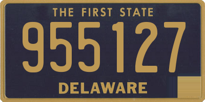 DE license plate 955127