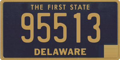 DE license plate 95513