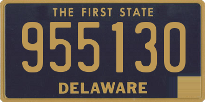 DE license plate 955130