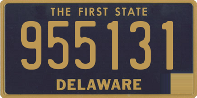 DE license plate 955131