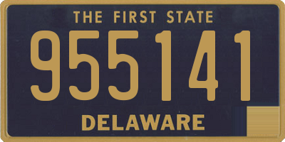 DE license plate 955141