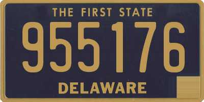 DE license plate 955176