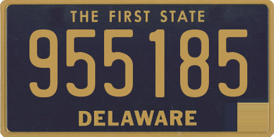 DE license plate 955185